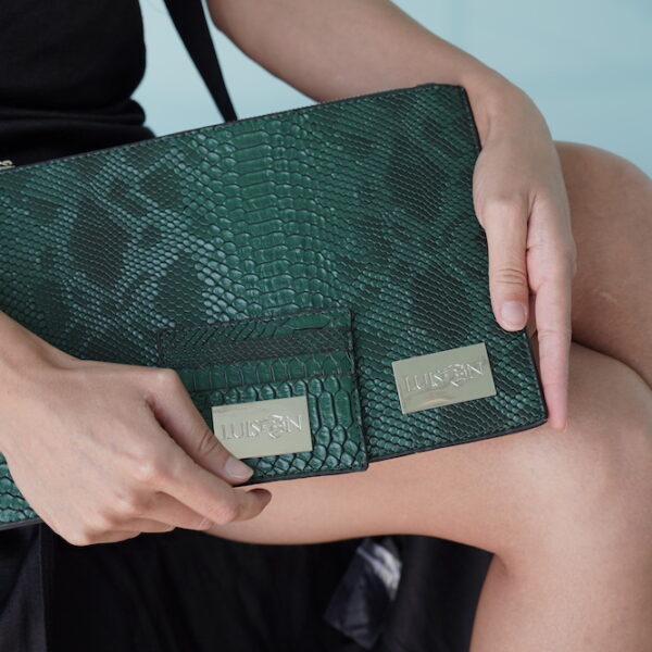 Bolso Garbo Verde del Mar, Joyería Luison
