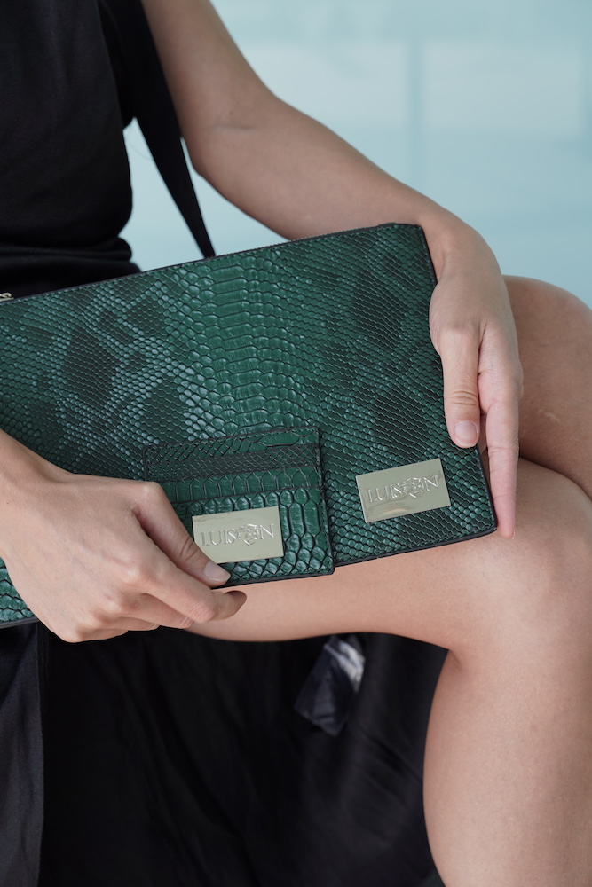 Bolso Garbo Verde del Mar, Joyería Luison