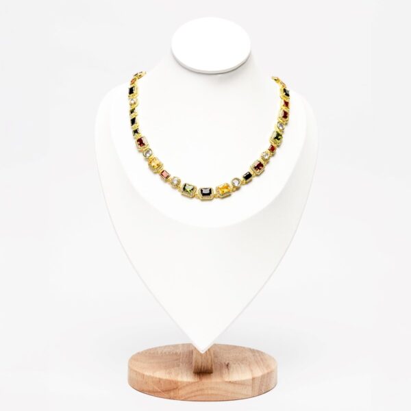 Collar de Piedras Preciosas en Oro 18K, Luison